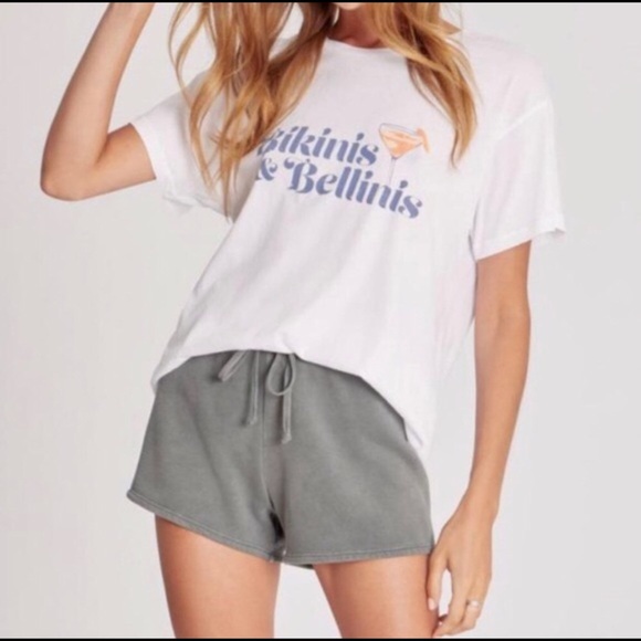 Wildfox ‘Bellinis Please Keke’ Manchester Tee - Picture 1 of 9